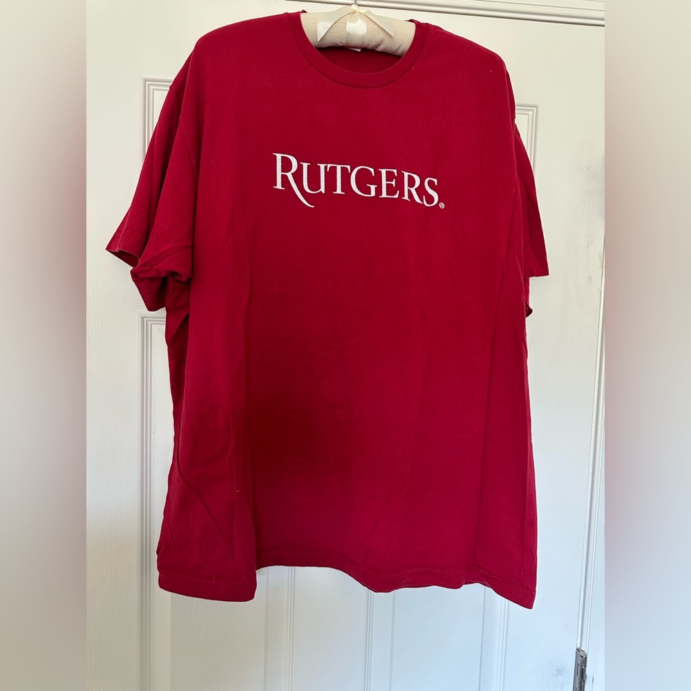 Rutgers University Red Men's Short Sleeve Tee